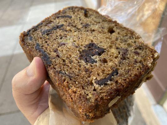 Chocolate chip banana bread