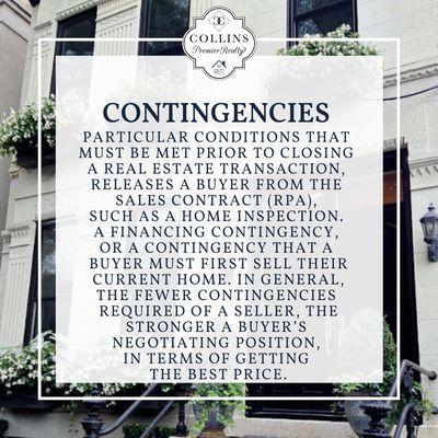 Channa-Collins-Realtor-Broker-Contingencies-www.ChannaCollins.com #ChannaCollins #RealEstate #SanDiegoRealEstate #Contingencies #RealEstate