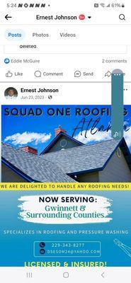 Squad One Roofing & Pest Control