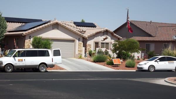 6.46 kW grid tied tile roof