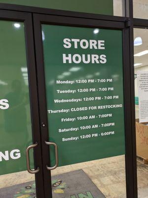 Hours at Bargain Bin of Mount Airy