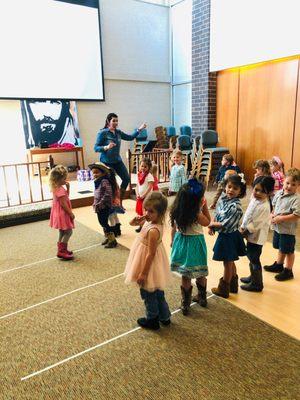 So much cuteness watching music class!