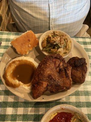 Tuesday blue plate Fried Chicken