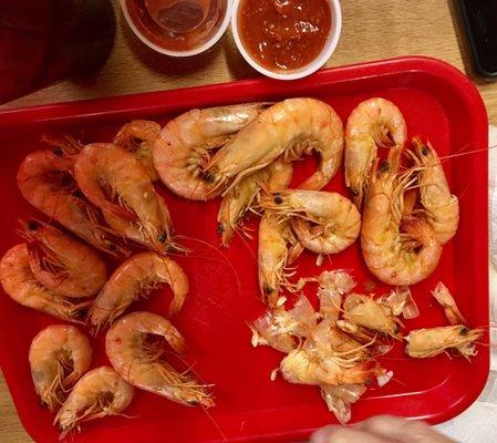 Boiled shrimp