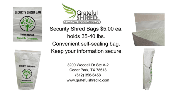 Secure Shred Bags