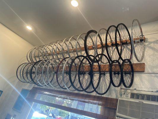 Hand selected bicycle wheels!