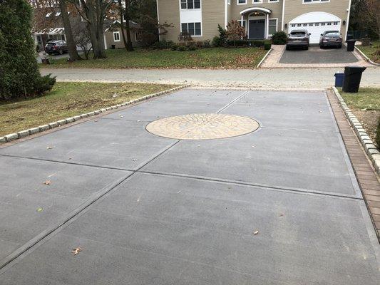 Driveway 10 days after completion.