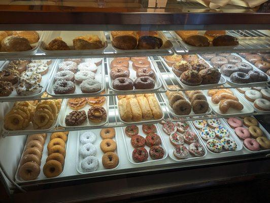 Some of the donut selection.