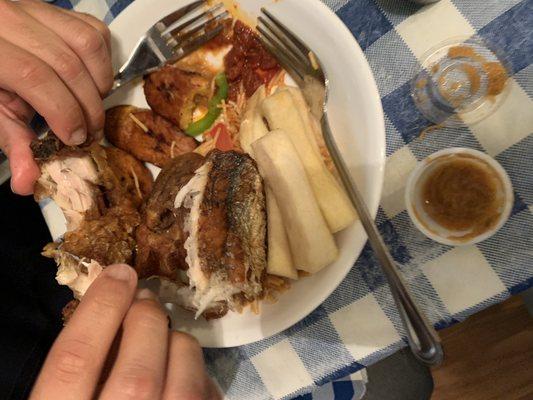 Koliko, Fried Plantains and Fried Fish