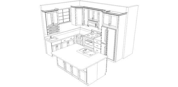 3d kitchen design