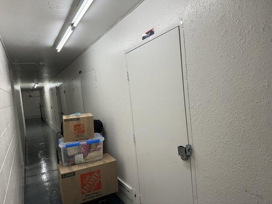 "This is how my reserved unit at Public Storage looked, but it was locked with someone else's lock, and I couldn't access it."