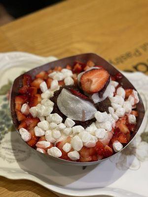 Strawberry Mochi Shaved Ice