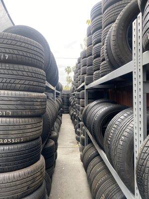 Great selection on used and new tires