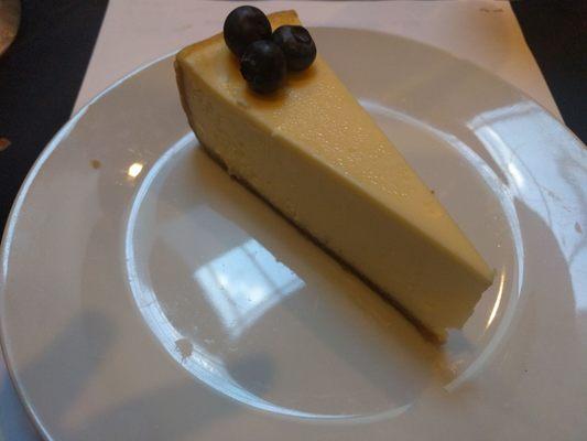 Cheesecake was fluffy smooth deliciousness