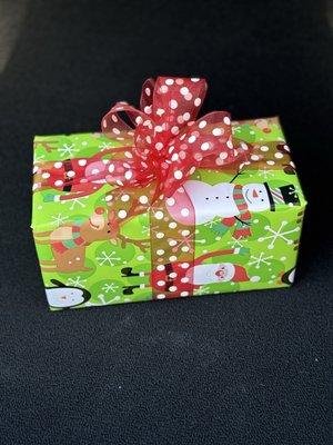 Paper Caper's gift wrapping service results