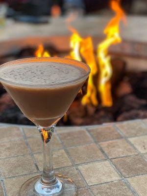 Chocolate hazelnut martini