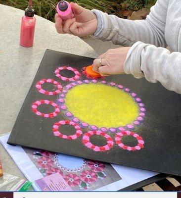 Mindfulness with Sand Art