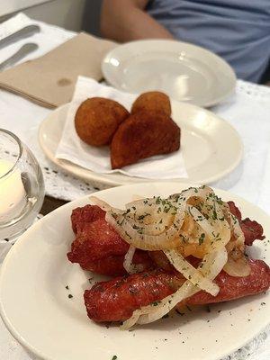 Sausage & Croquettes