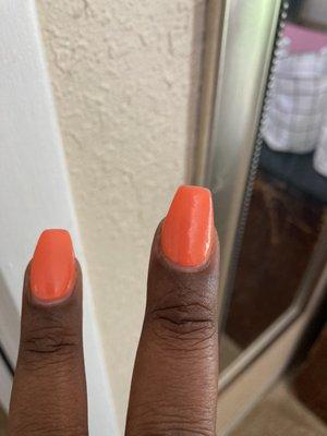 1 good nail (from a different location) 1 new tip by Mimi