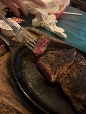 Steak was awesome for the money