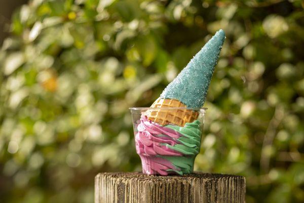 Raya Mighty Mist Soft Serve at Disney's Animal Kingdom