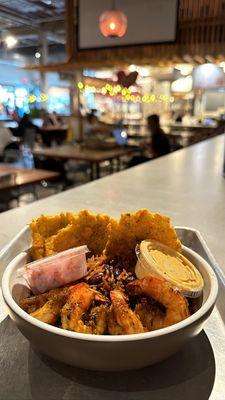 Honey Jerk Shrimp bowl