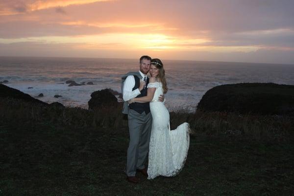 My beautiful Olvi lace dress and sparkly sash from Nan's shop