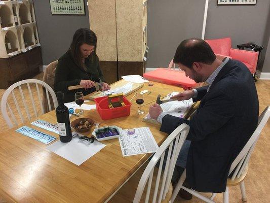 String Art Class w/one glass of wine provided