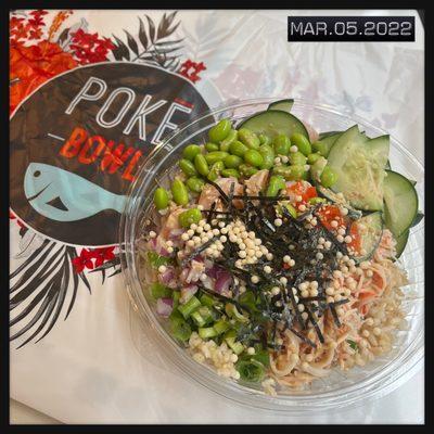 Plenty Poke Bowl size ($13.95 - price went up)