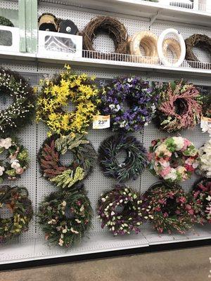 Lovely spring wreaths!