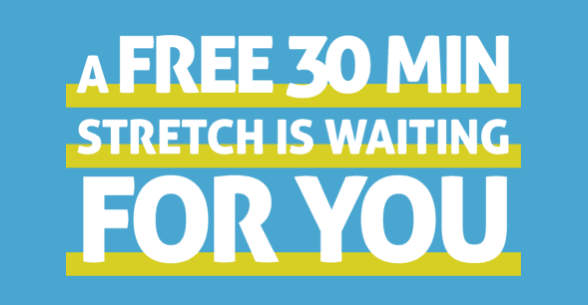 CALL TODAY to book your Free 30 Minute Stretch Session! 678-541-5956