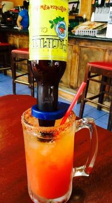 Pacifico Michelada all the way