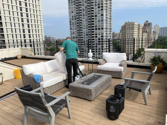 Outdoor Furniture Cleaning Chicago