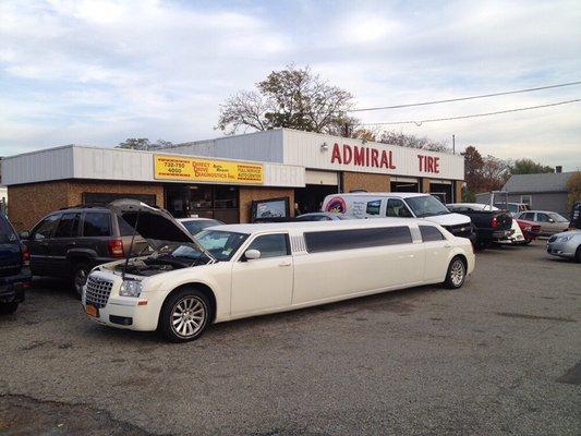 We service all types of vehicles. Limos,diesel trucks and everything in between!