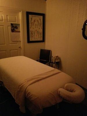 Massage room.