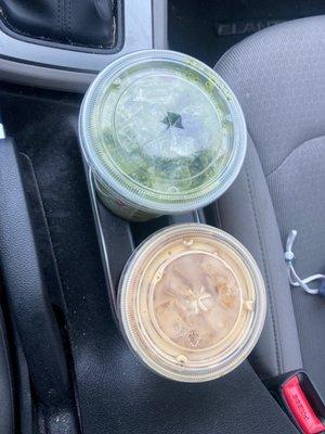 Iced Matcha Latte //  iced pumpkin Coffee