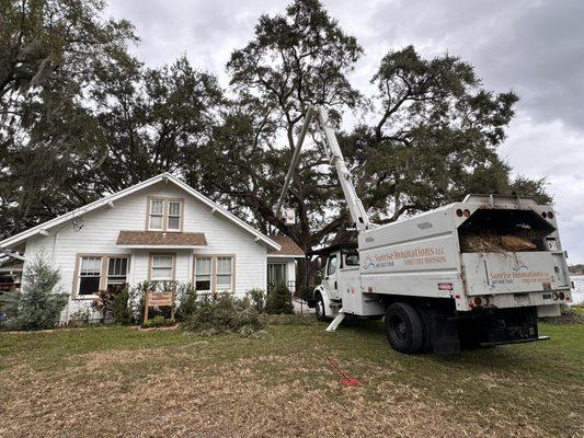 crane operator at a local business's property