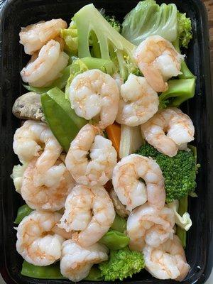 HS3. Steamed Shrimp with Mixed Vegetables