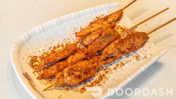 Chicken skewers