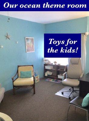 One of our therapy rooms