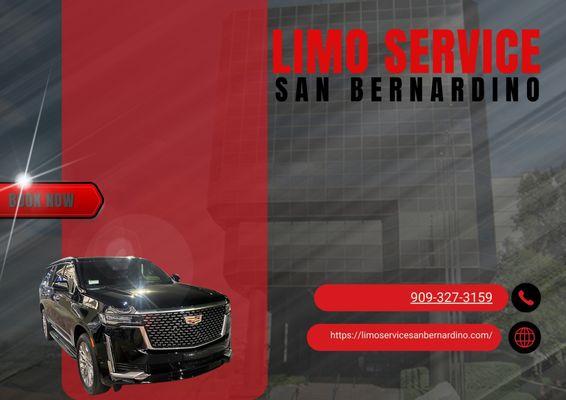 Book now and experience the epitome of luxury in San Bernardino. 

Limo Service San Bernardino in San Bernardino, CA P - 909-327-3159