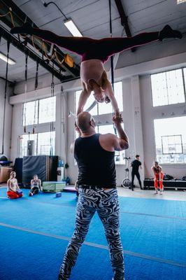 Open gym acro