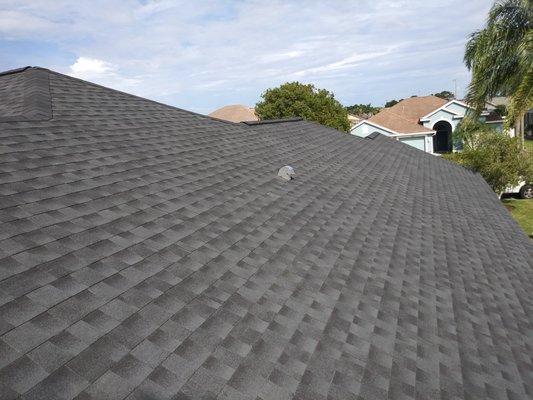 Another beautiful, shingle roof completed by SunCare Roofing