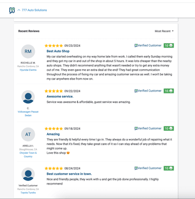 Some of our customer reviews on SureCritic.com