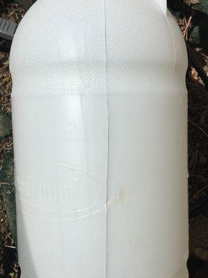 Exploded Green Thumb True Value 2-gallon Sprayer - Watch Out