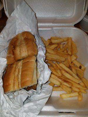 Country Fried Steak Po-Boy