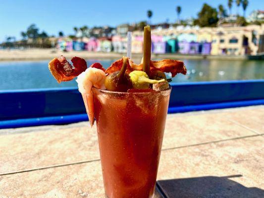 Bacon shrimp Bloody Mary