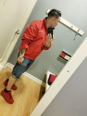 Posin for tommy..lol I got this jacket btw