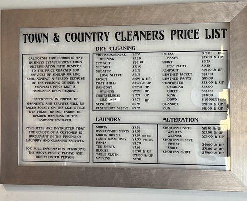 Town & Country Dry Cleaner