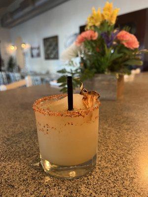 Tropical bliss (frozen) Tequila silver, pineapple, habanero infused agave